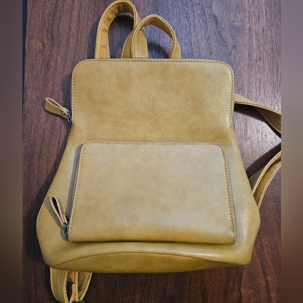 Joy Susan Backpack, Mustard Yellow